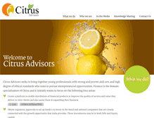 Tablet Screenshot of citrusadvisors.com